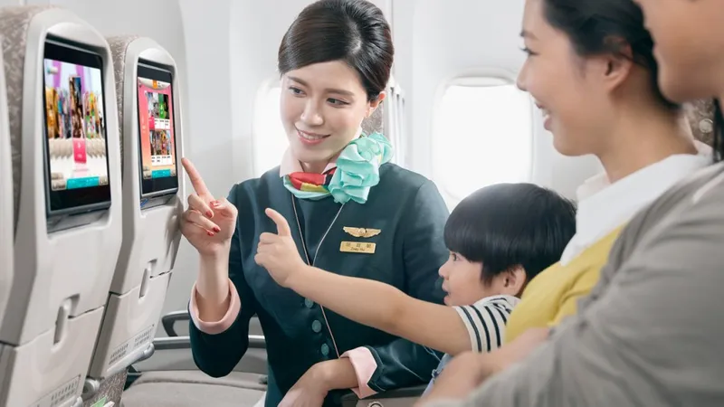 Hạng ghế và vị trí ngồi trên chuyến bay EVA Air đi Washington