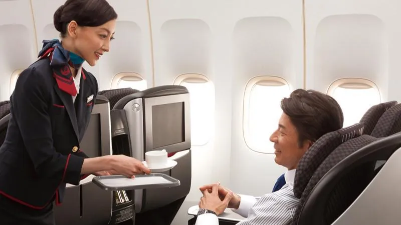 Hạng ghế và vị trí ngồi trên chuyến bay Japan Airlines đi Los Angeles
