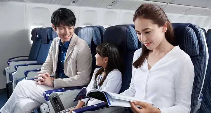 Hạng ghế và vị trí ngồi trên chuyến bay Nippon Airways đi Los Angeles