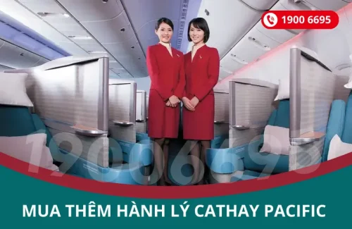 Mua thêm hành lý Cathay Pacific