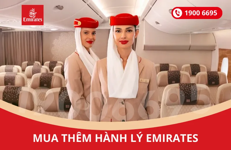 Mua thêm hành lý Emirates