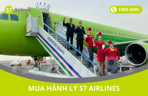 Mua thêm hành lý S7 Airlines
