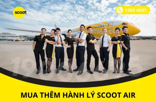 Mua thêm hành lý Scoot Air