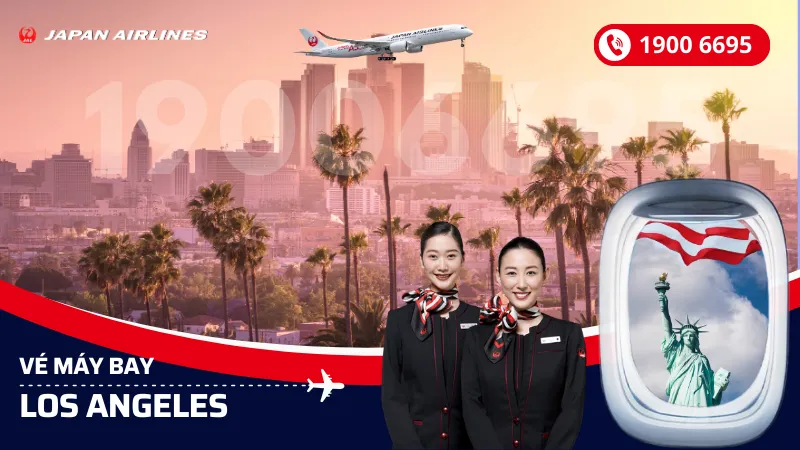 Vé máy bay Japan Airlines đi Los Angeles