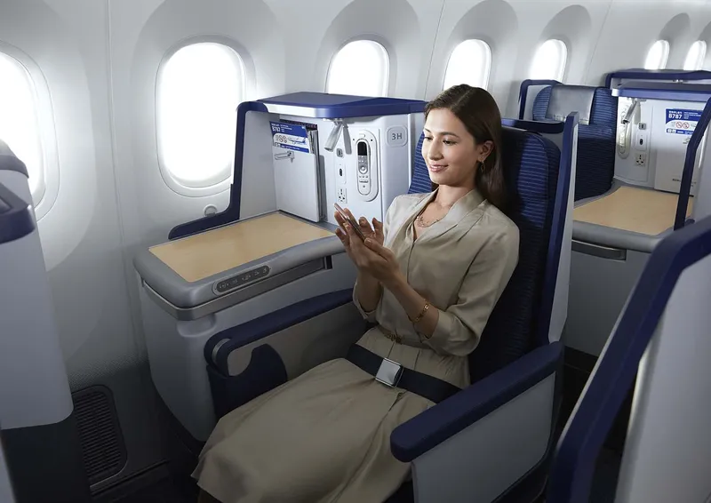 Hạng ghế và vị trí ngồi trên chuyến bay Nippon Airways đi Chicago