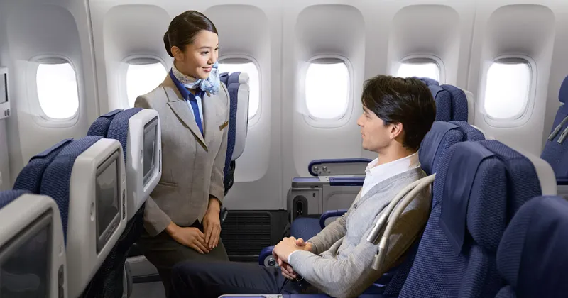 Hạng ghế và vị trí ngồi trên chuyến bay Nippon Airways đi New York