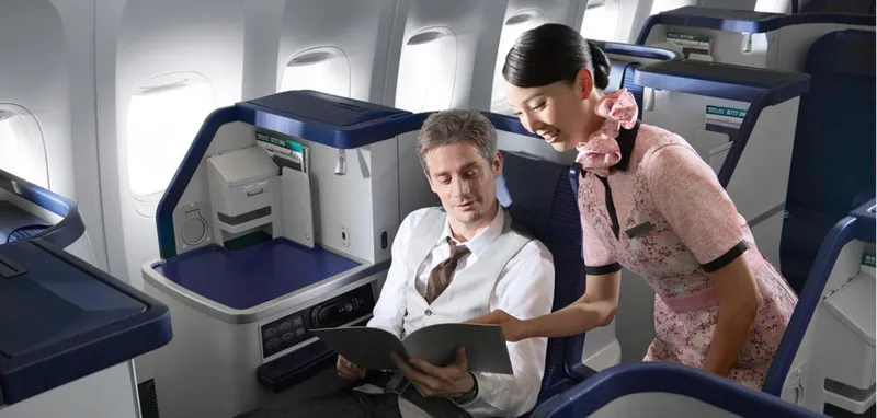 Hạng ghế và vị trí ngồi trên chuyến bay Nippon Airways đi Orlando