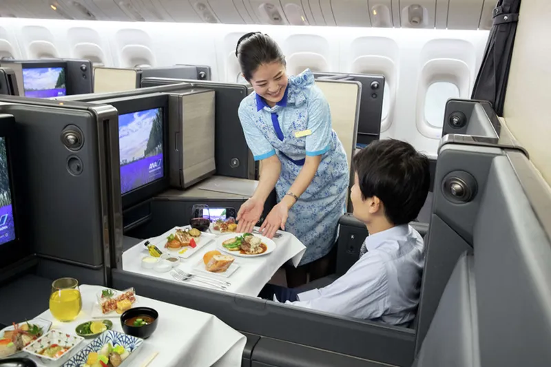 Hạng ghế và vị trí ngồi trên chuyến bay Nippon Airways đi San Jose