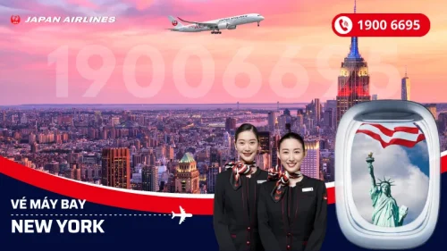 Vé máy bay Japan Airlines đi New York