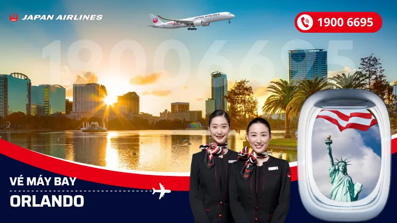 Vé máy bay Japan Airlines đi Orlando Florida
