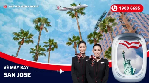 Vé máy bay Japan Airlines đi San Jose