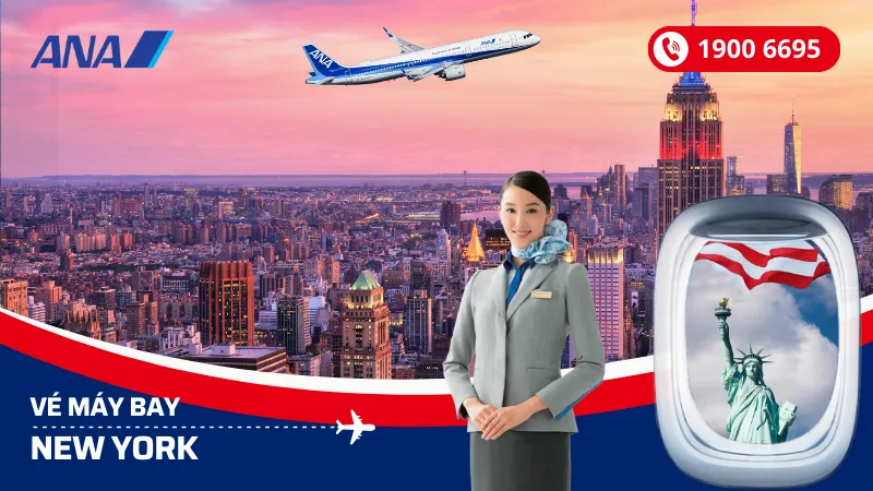 Vé máy bay Nippon Airways đi New York