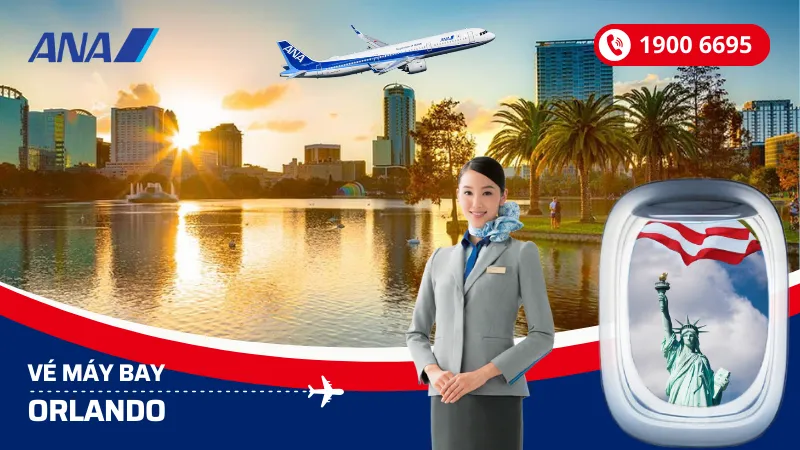 Vé máy bay Nippon Airways đi Orlando Florida