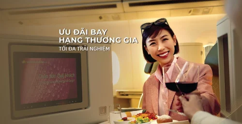 Vietnam Airlines ưu đãi 20% giá vé hạng thương gia