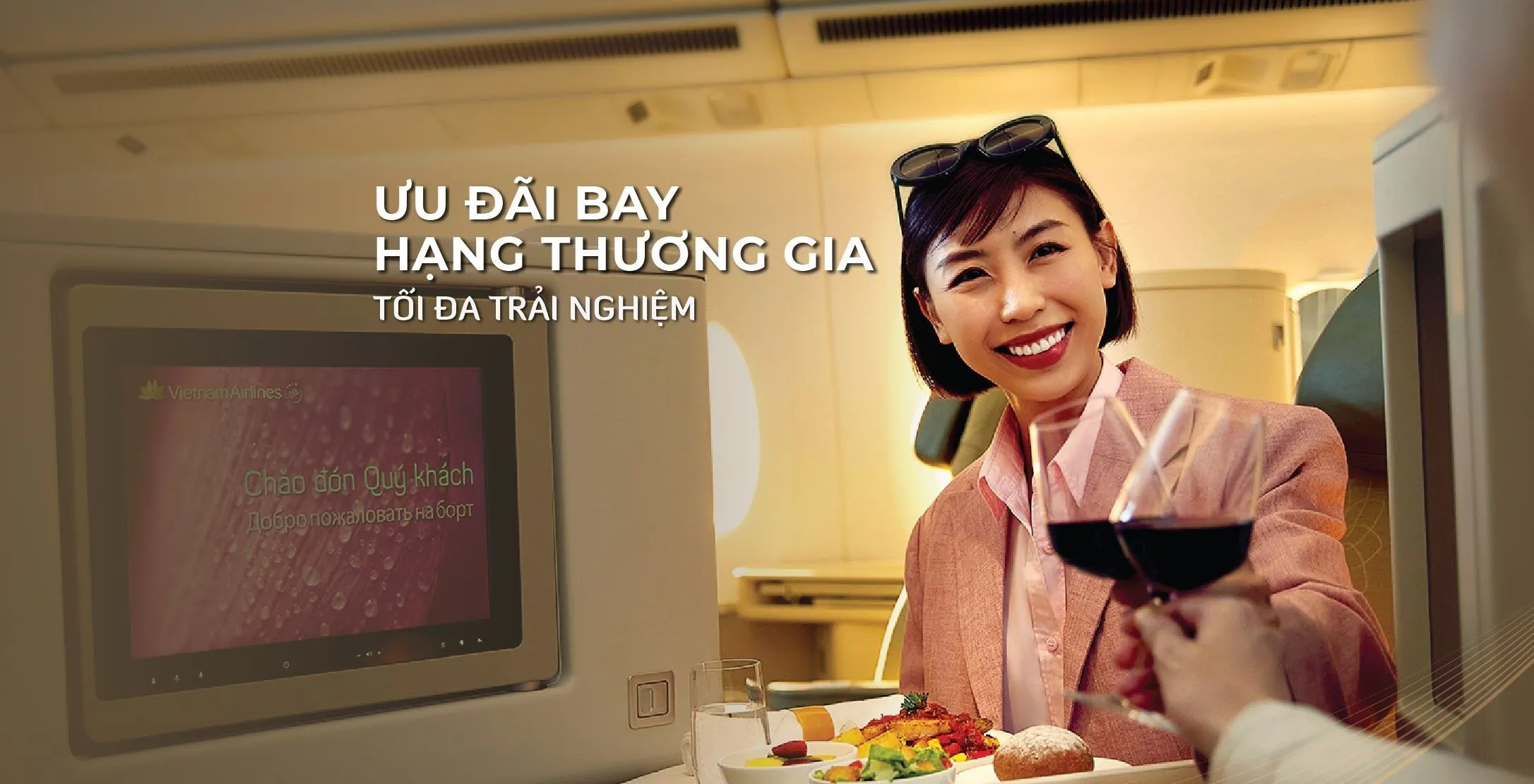 Vietnam Airlines ưu đãi 20% giá vé hạng thương gia