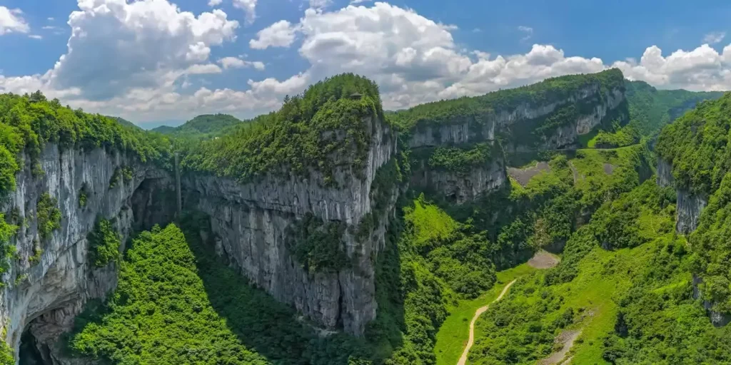 Phong cảnh Karst Wulong ở Trùng Khánh