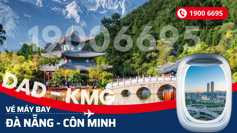Vé máy bay Đà Nẵng đi Côn Minh