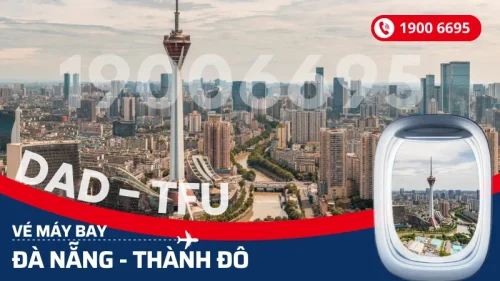 Vé máy bay Đà Nẵng đi Thành Đô