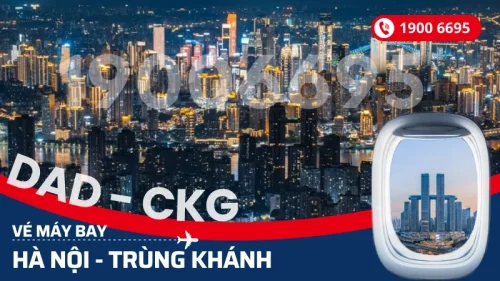 Vé máy bay Đà Nẵng đi Trùng Khánh