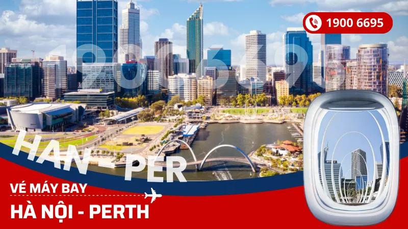 Vé máy bay Hà Nội đi Perth Úc