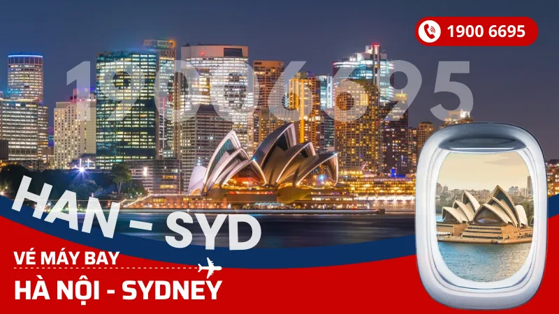 Vé máy bay Hà Nội đi Sydney Úc