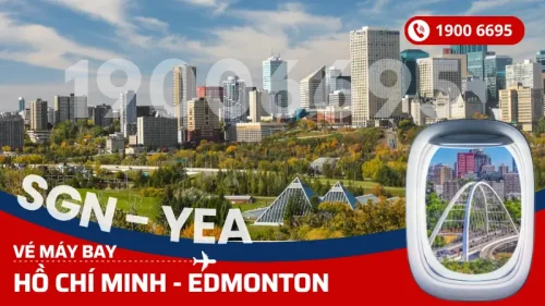 Vé máy bay Hồ Chí Minh đi Edmonton Canada