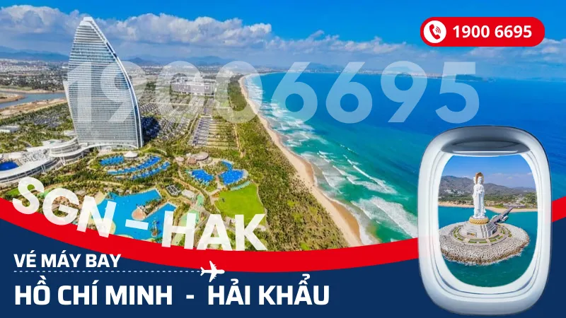 Vé máy bay Hồ Chí Minh đi Hải Khẩu