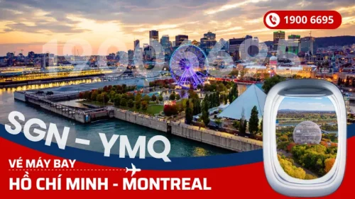 Vé máy bay Hồ Chí Minh đi Montreal Canada