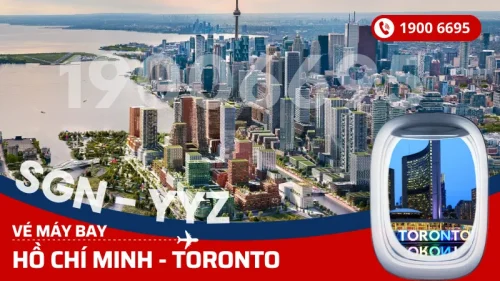 Vé máy bay Hồ Chí Minh đi Toronto Canada