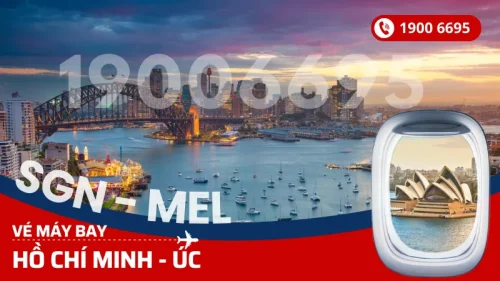Vé máy bay Hồ chí Minh đi Úc Australia