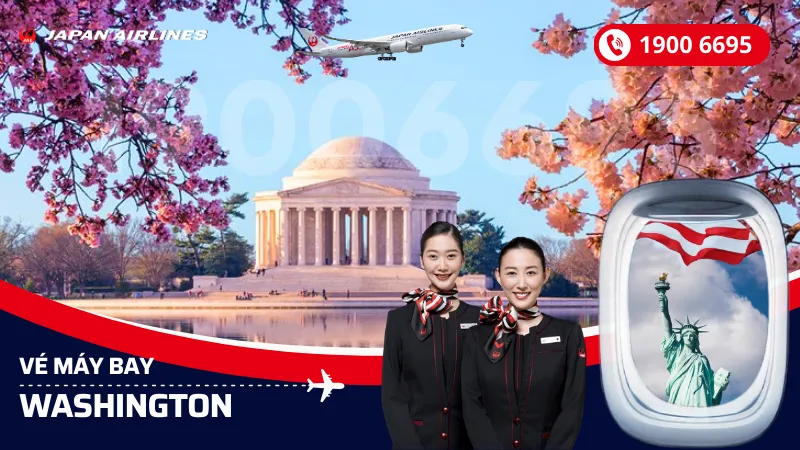 Vé máy bay Japan Airlines đi Washington
