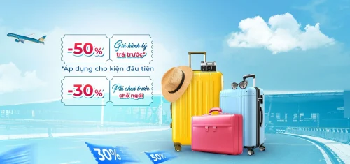 Vietnam Airlines ưu đãi dịch vụ bổ trợ đến 50%