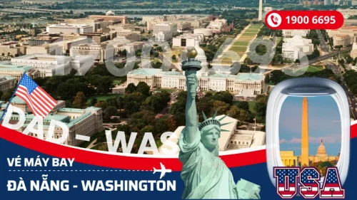 Đặt mua vé máy bay Đà Nẵng đi Washington Mỹ