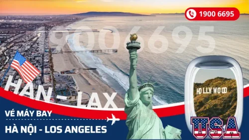 Đặt mua vé máy bay Hà Nội đi Los Angeles Mỹ