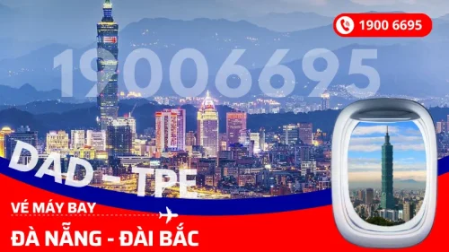 Vé máy bay Đà Nẵng đi Đài Bắc Đài Loan giá rẻ