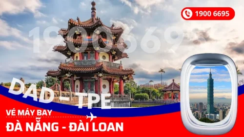 Vé máy bay Đà Nẵng đi Đài Loan giá rẻ