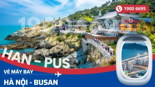 Vé máy bay Hà Nội đi Busan Hàn Quốc giá rẻ
