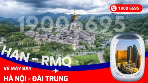 Vé máy bay Hà Nội đi Đài Trung Đài Loan giá rẻ
