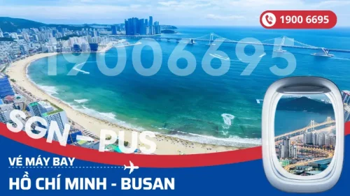 Vé máy bay Hồ Chí Minh đi Busan Hàn Quốc giá rẻ
