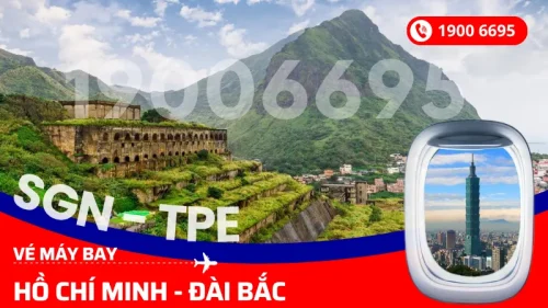 vé máy bay Hồ Chí Minh đi Đài Bắc Đài Loan giá rẻ