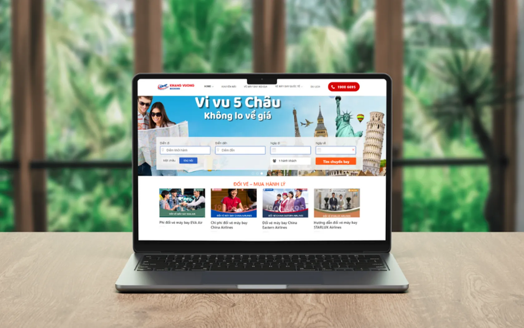 Đặt vé đi Mỹ qua website Khang Vượng Booking 