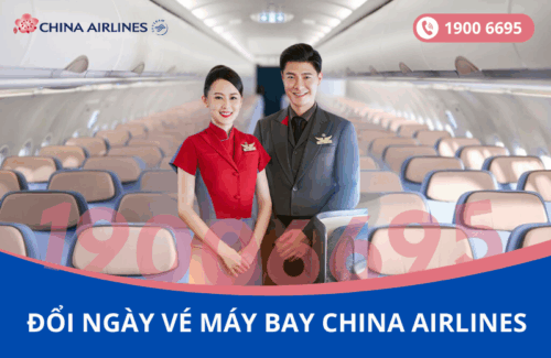 Đổi ngày vé máy bay China Airlines đi Orlando Mỹ