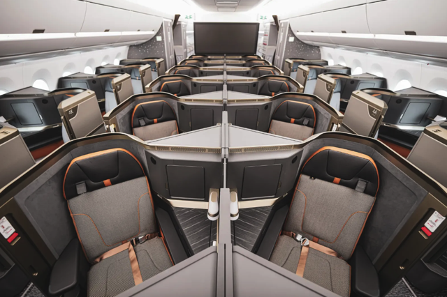 Ghế hạng thương gia hãng STARLUX Airlines