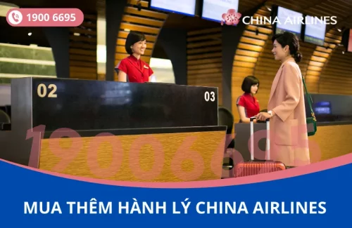 Mua thêm hành lý China Airlines đi San Jose Mỹ