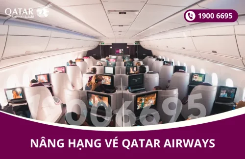 Dịch vụ nâng hạng vé hãng Qatar Airways