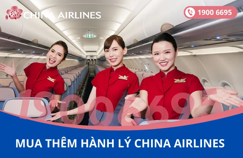 Mua thêm hành lý China Airlines đi Texas Mỹ