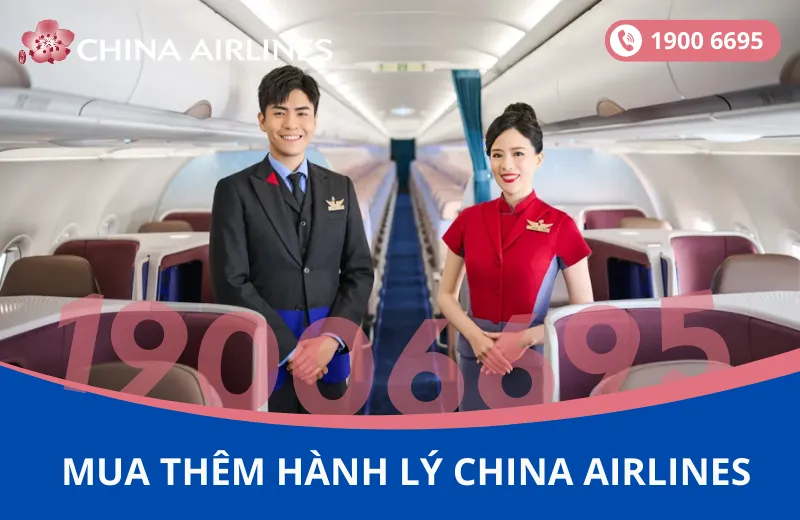 Mua thêm hành lý China Airlines đi Washington Mỹ