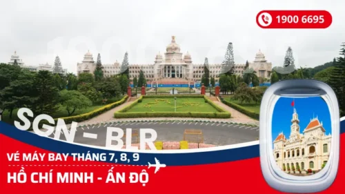 Chặng bay TP.HCM đi Ấn Độ tháng 7, 8, 9