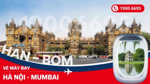 Mua vé khứ hồi Hà Nội (HAN) đi Mumbai