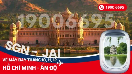Tìm vé rẻ TP.HCM đi Ấn Độ tháng 10, 11, 12